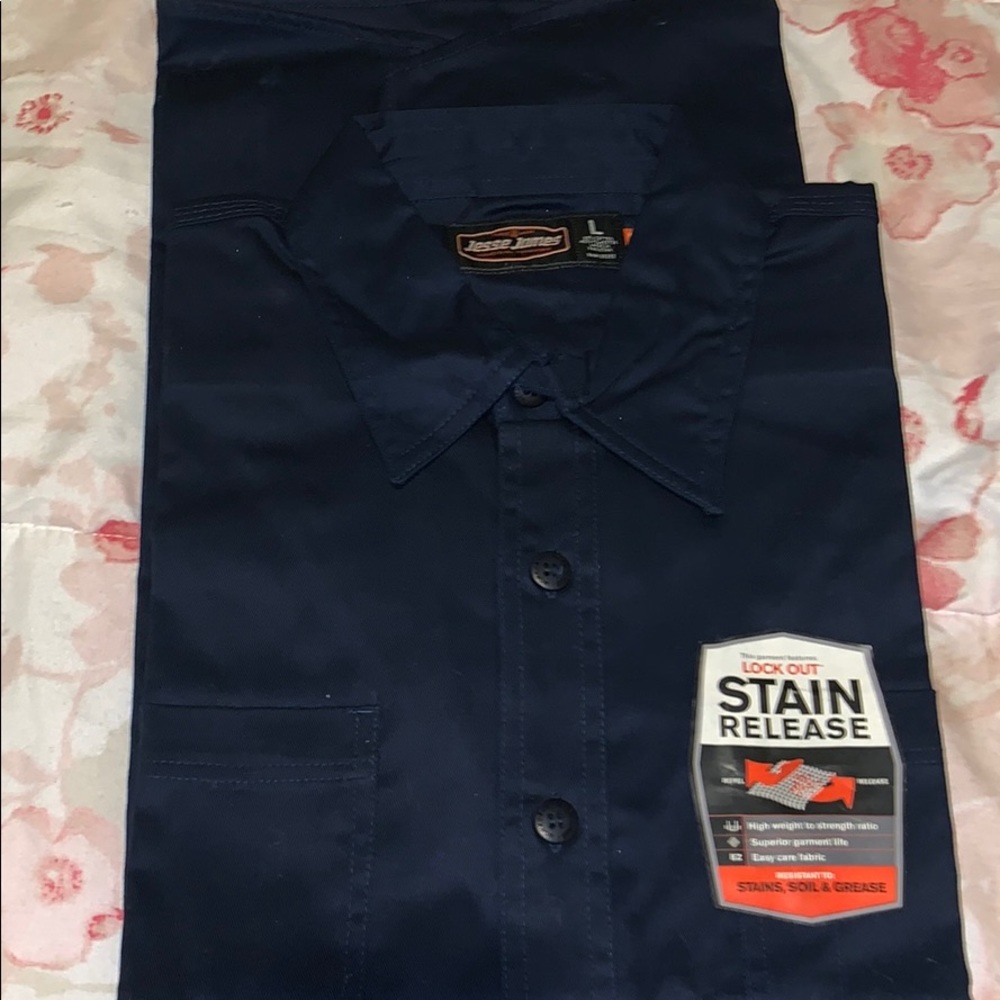 Button down black shirt